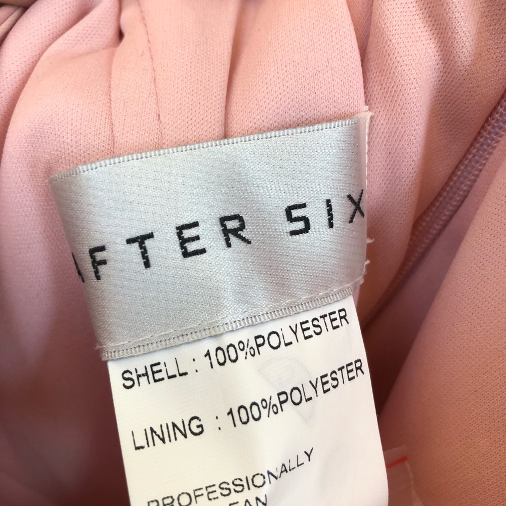After Six blush colored formal/bridesmaid dress - Picture 4 of 6